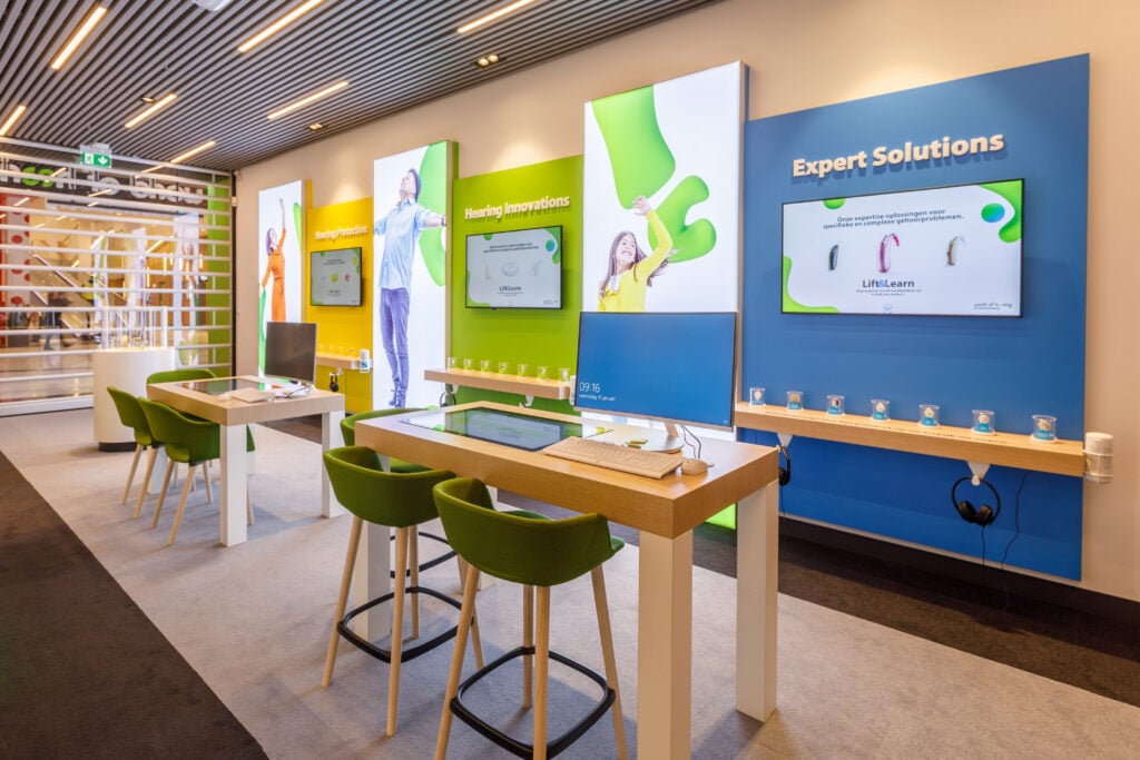Digital signage in Opticiens & Audiciens